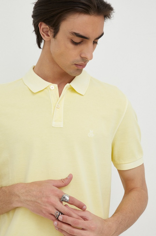 Marc O'Polo polo bawełniane żółty 236226653000