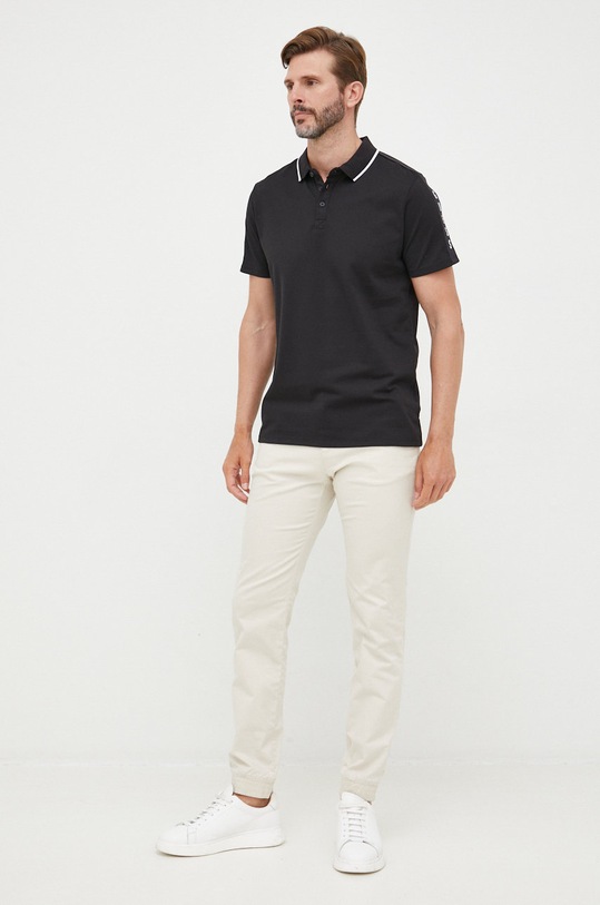 Polo majica Guess M2YP25.KARS0 crna SS24