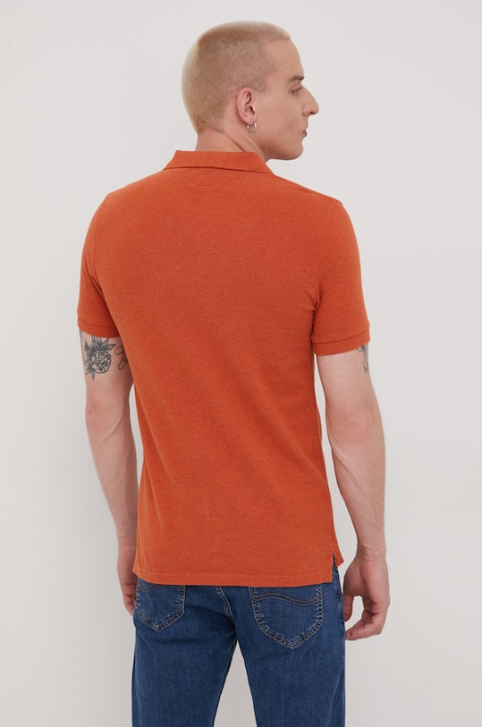 Oblečení Bavlněné polo tričko Superdry M1110247A.5EY oranžová