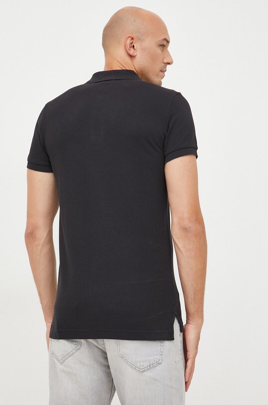 Odzież United Colors of Benetton polo bawełniane 3089J3178.100. czarny
