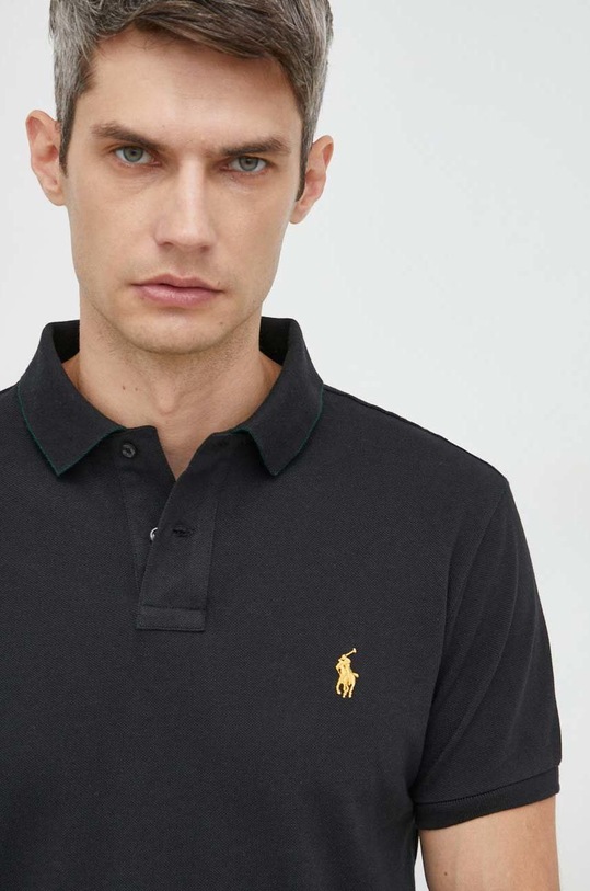 Polo Ralph Lauren polo bawełniane czarny 710880327001
