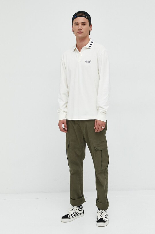 Abercrombie & Fitch longsleeve KI124.3144.100 beżowy AW22