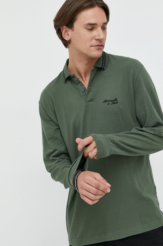 Abercrombie & Fitch longsleeve KI124.3144.300 verde AW22