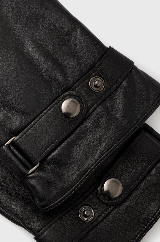 Kožené rukavice Aldo Elauwin ELAUWIN.001 černá AW22