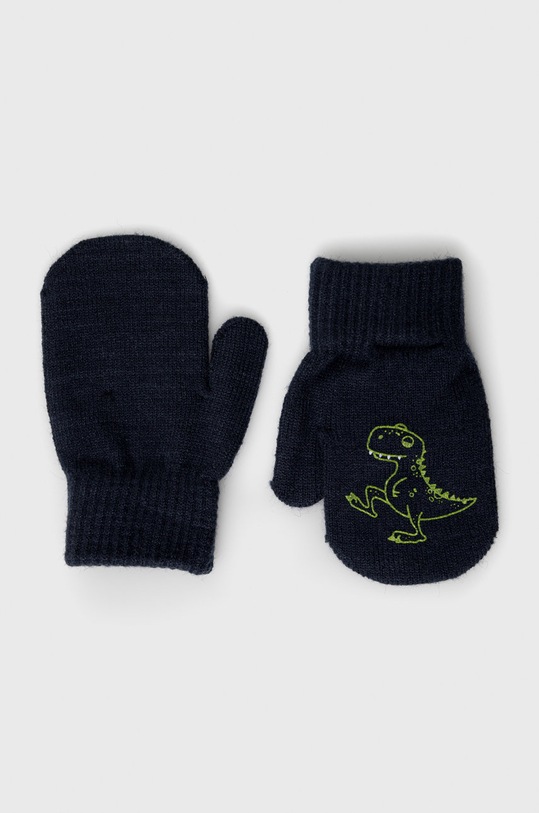Name it rękawiczki dziecięce wzorzyste granatowy 13206567.DarkSapphi