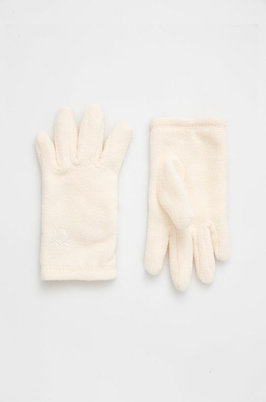 United Colors of Benetton manusi copii Planet friendly bej 6U87CG001.G
