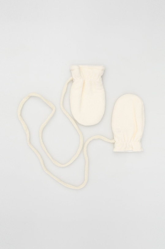 United Colors of Benetton manusi copii Planet friendly bej 6U87GG002.P