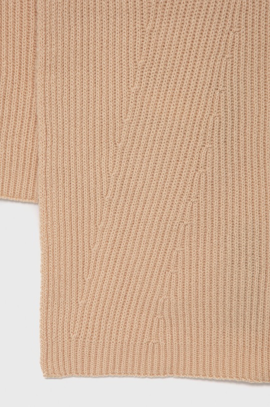 United Colors of Benetton szalik wełniany 1202DU006.0B9 beżowy AW22