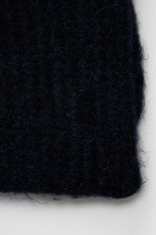 Šatka s kapucňou z vlnenej zmesi Superdry W9310052A.24S tmavomodrá AW22