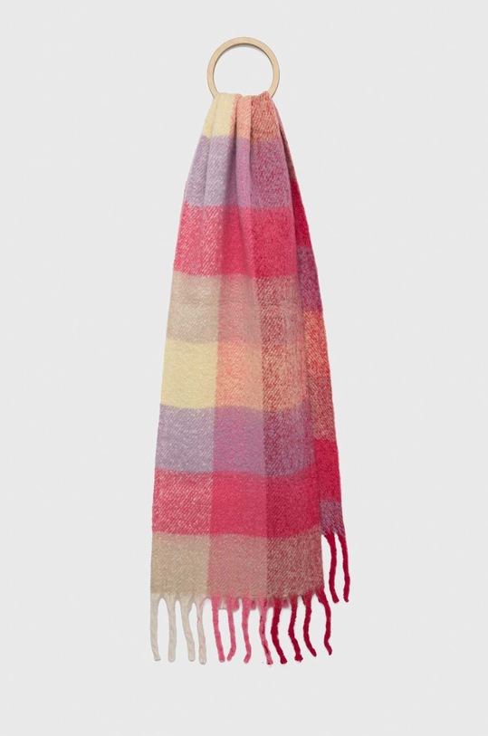 Κασκόλ Abercrombie & Fitch πλεκτό ύφασμα μωβ KI154.2080.628