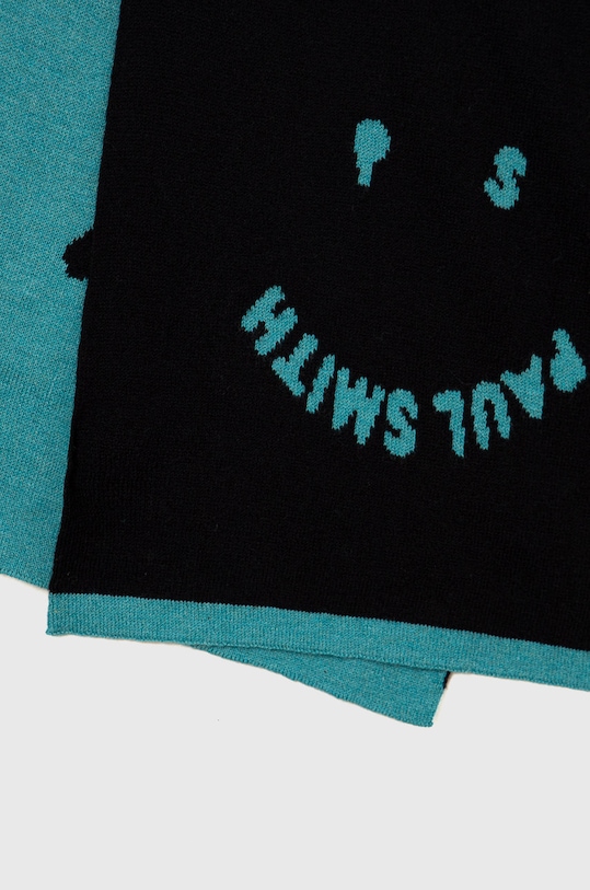 PS Paul Smith szalik z domieszką wełny M2A.151F.J257 czarny AW22