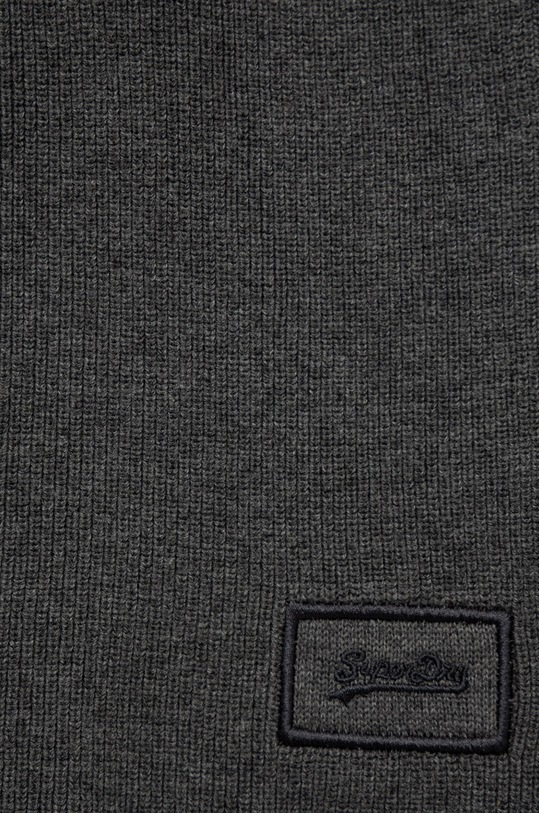 Superdry szalik bawełniany M9310557A.5XZ szary AW22