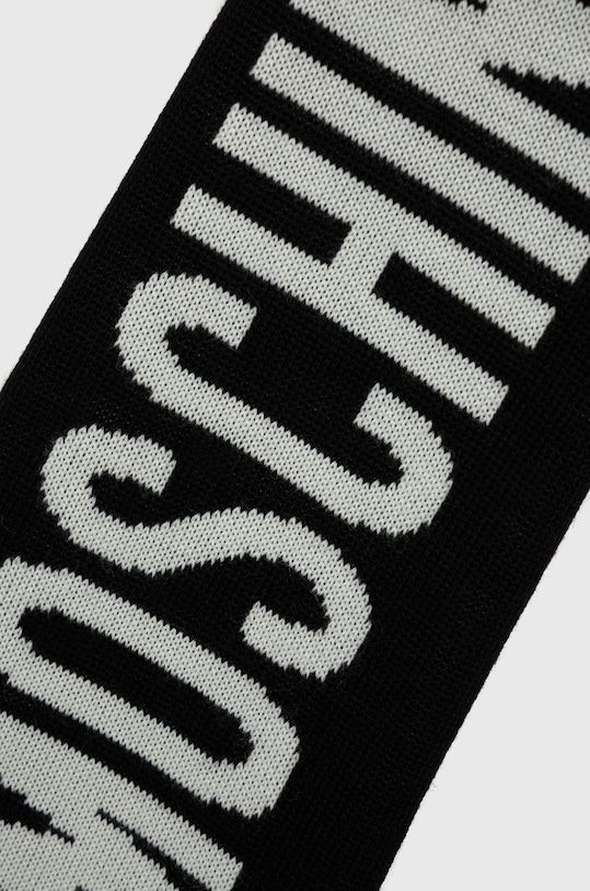 Šála s přídavkem vlny Moschino M5634.50199 černá AW25