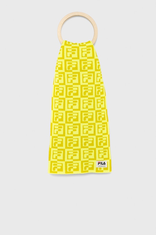 Šála Fila pletenina žlutá FCU0035