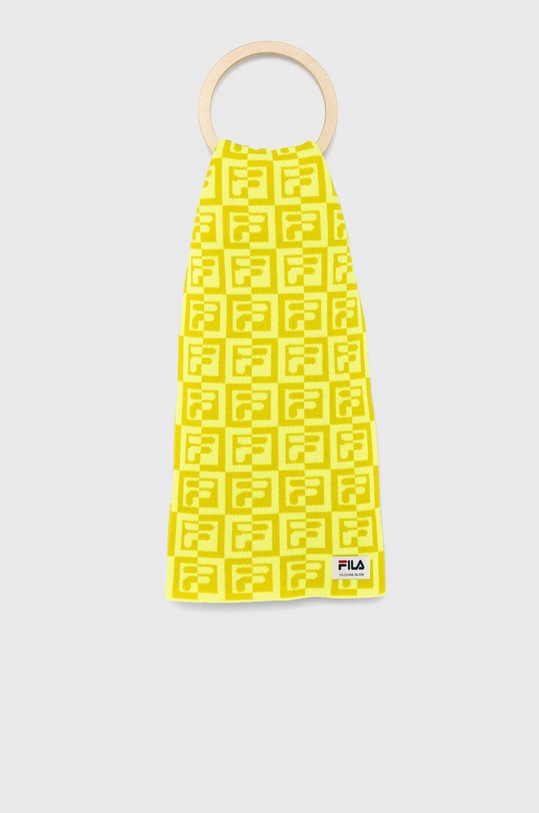 Fila szalik dzianina zielony FCU0035