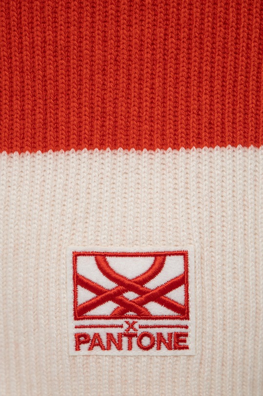 United Colors of Benetton szalik z domieszką kaszmiru 1235KU008.35D czerwony AW22