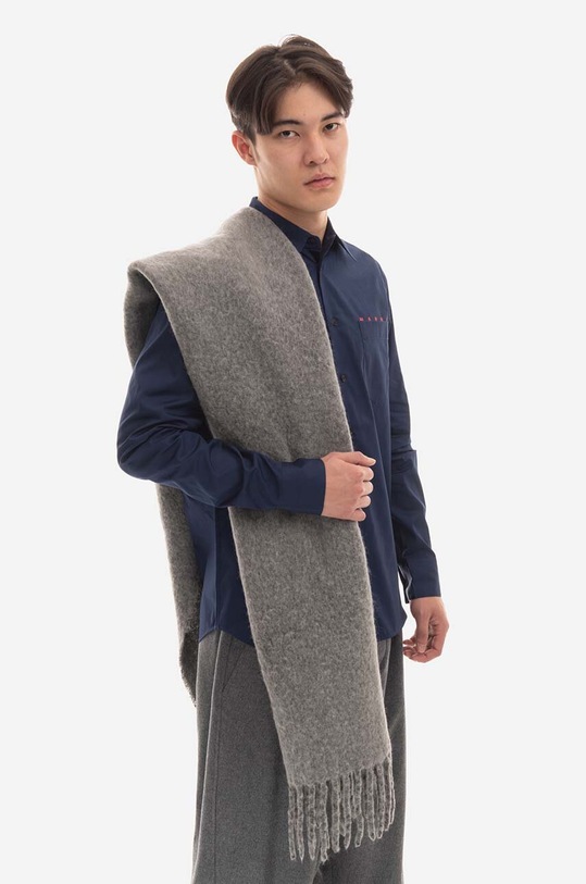 Κασκόλ Marni SCZC0033Q0.UAW004.MTN99 γκρί