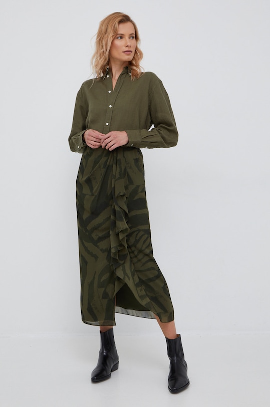 Lauren Ralph Lauren fusta 200871375001 verde AW22