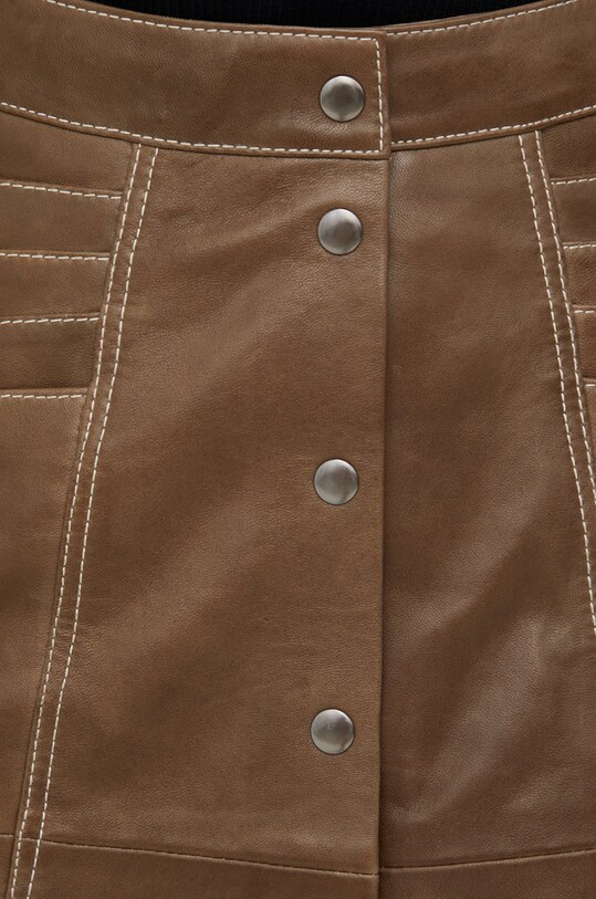 Gestuz fusta de piele 10906292 maro