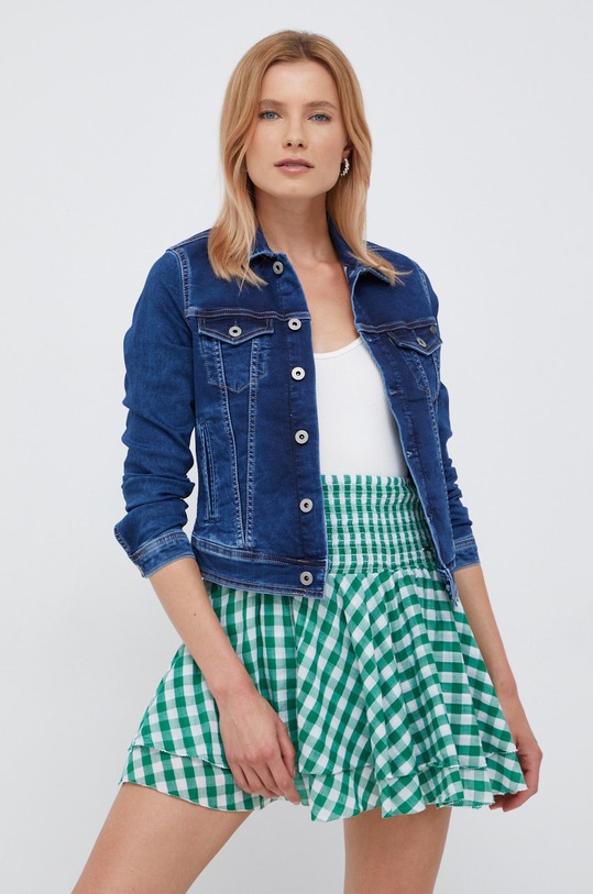 Pepe Jeans spódnica bawełniana zielony PL900984.664