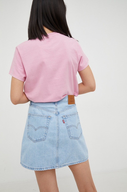 Odzież Levi's spódnica jeansowa A3528.0001 niebieski