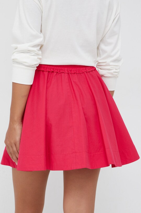 Odzież Sisley spódnica bawełniana 42FFL000Y.2C9 różowy