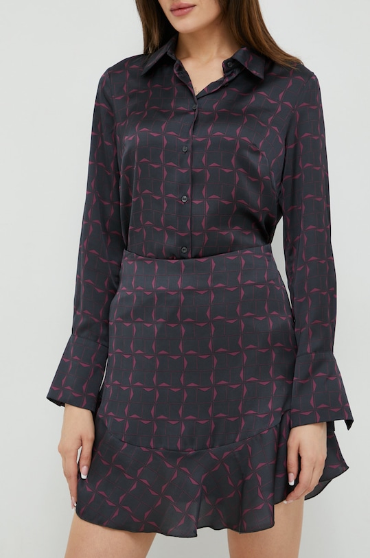 Sisley spódnica rozkloszowany fioletowy 4V82W0001.66W