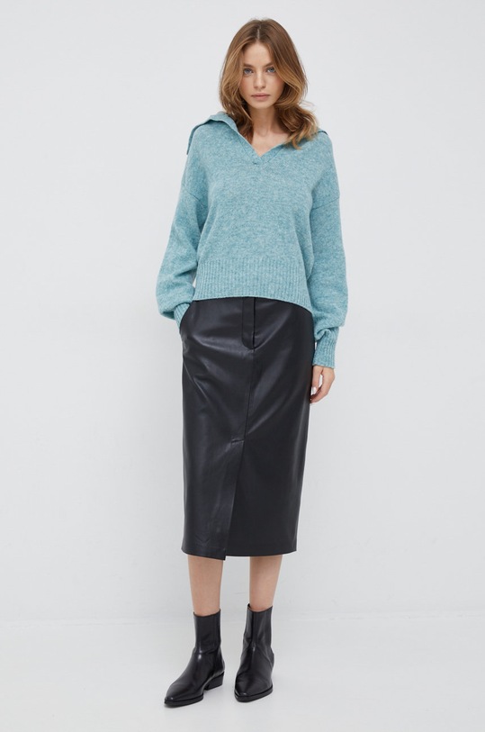 Sisley spódnica 4YMKL000M.100 czarny AW22
