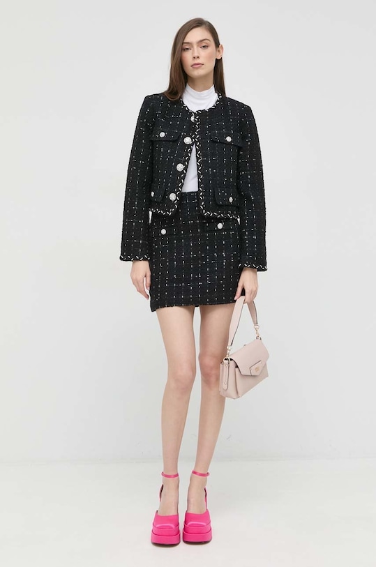 Miss Sixty spódnica wełniana 6W3KJ1880000 czarny AW22