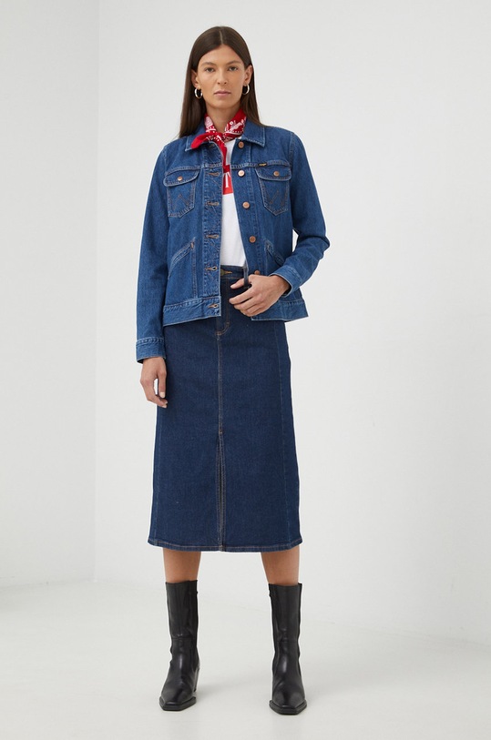 Lee spódnica jeansowa L38WBEKK granatowy AW22