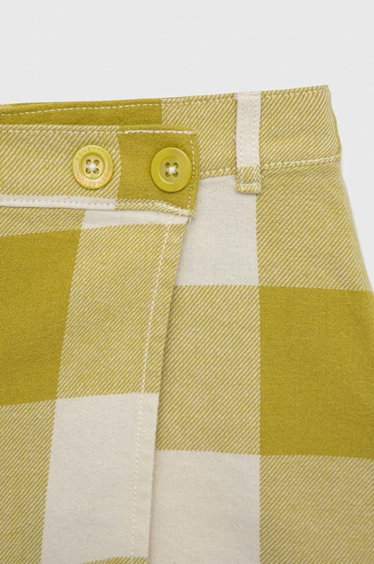 Dievča Dievčenská bavlnená sukňa United Colors of Benetton 4X5VC000I.G zelená