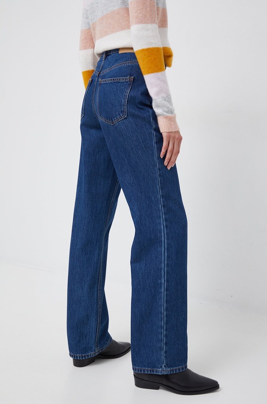 Bavlněné džíny Vero Moda 10267229.DarkBlueDe námořnická modř AW22