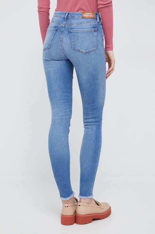 Odzież Tommy Hilfiger jeansy WW0WW35583.9BYY niebieski