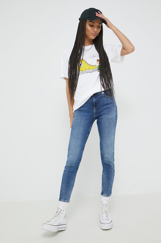 Rifle Tommy Jeans Nora Cf1235 DW0DW13353.9BYY modrá AW22