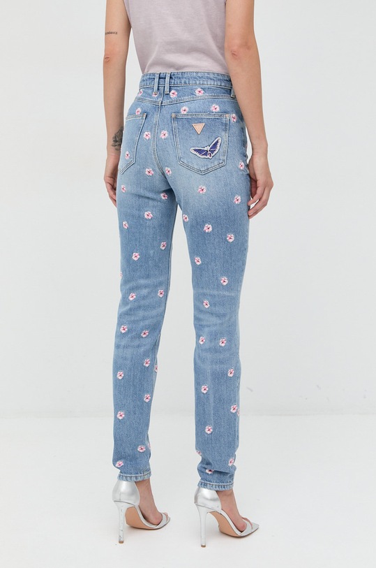 Odzież Guess jeansy W2PA46.D4NHB niebieski