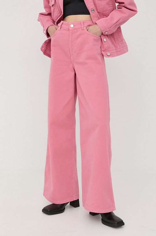 Gestuz jeansy 10905770 różowy AW22