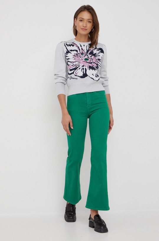 Pepe Jeans jeansy PL211559.664 zielony AW22