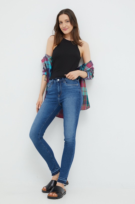 Kavbojke Pepe Jeans PL204297.000 mornarsko modra AW22