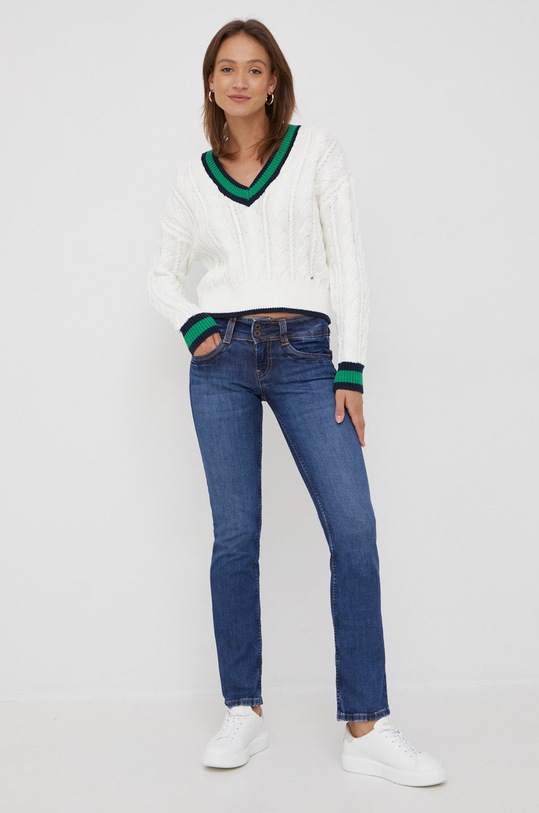 Pepe Jeans jeansy PL204159VR6.000 granatowy AW22