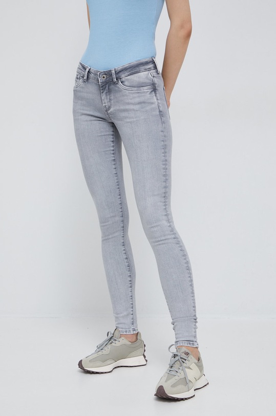 Rifle Pepe Jeans Planet friendly sivá PL204169VS7.000