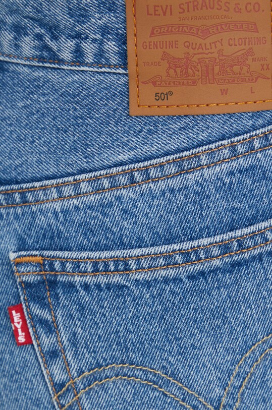Levi's jeansi 501 Crop albastru 36200.0236