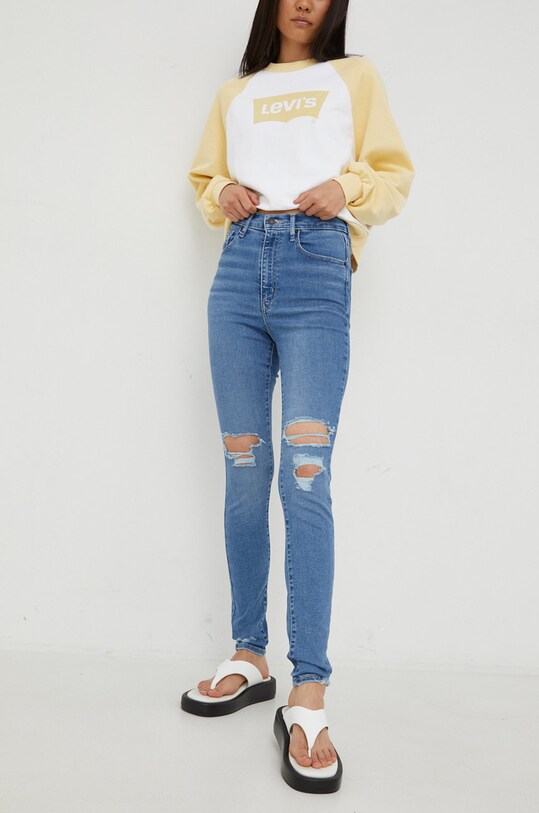Τζιν παντελόνι Levi's Mile High Super Skinny μπλε 22791.0233