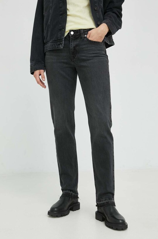 Levi's jeansy LOW PITCH STRAIGHT czarny A1559.0006