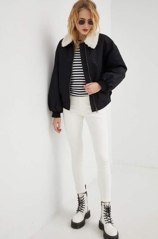 Levi's jeansy 720 HIRISE SUPER SKINNY 52797.0342 biały AW22