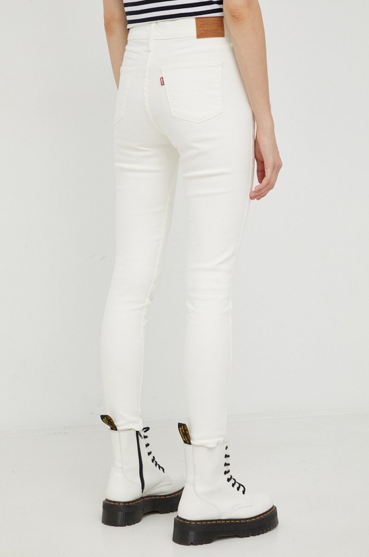 Odzież Levi's jeansy 720 HIRISE SUPER SKINNY 52797.0342 biały