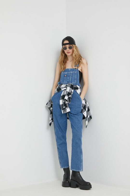 Dickies ogrodniczki jeansowe DK0A4XYCCLB1 niebieski AW24