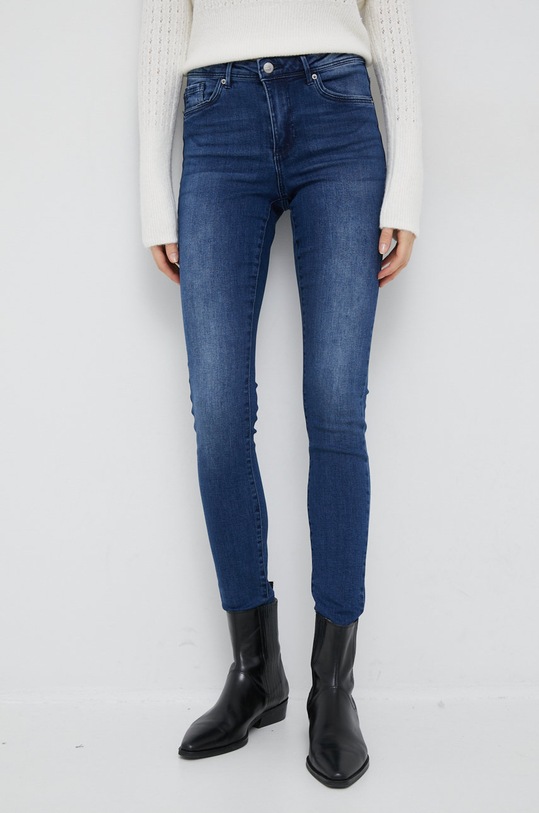 Τζιν παντελόνι Vero Moda Planet friendly σκούρο μπλε 10269626.DarkBlueDe