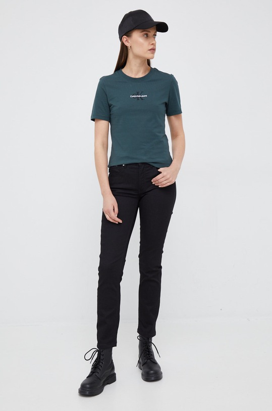 Oblečení Džíny Calvin Klein K20K204438.9BYY černá