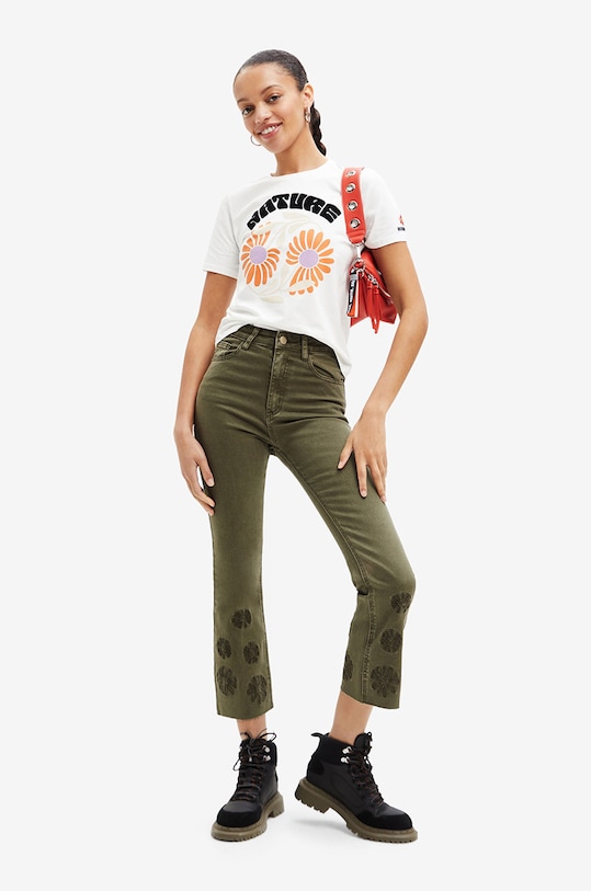 Desigual jeans Planet friendly verde 22WWDD51