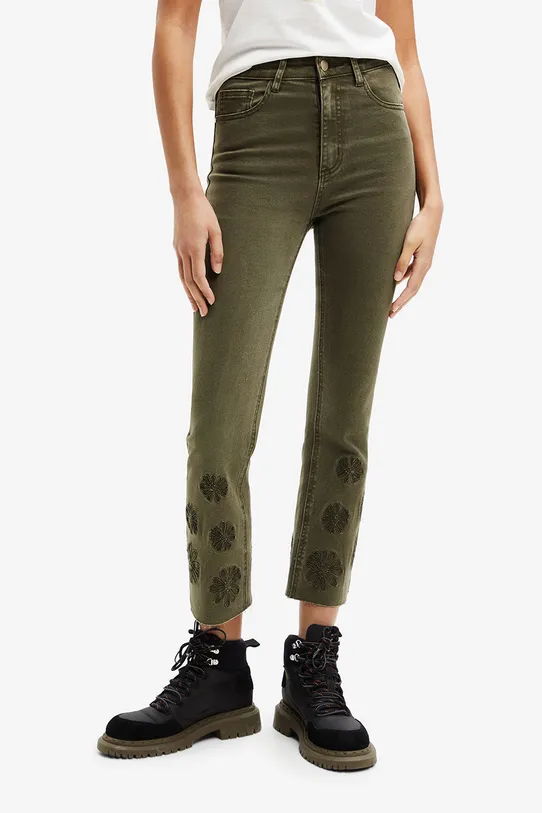 Desigual jeansi 22WWDD51 verde AW22